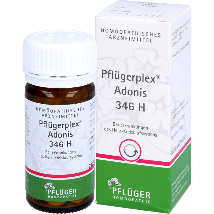 Pflügerplex Adonis 346 H Tabletten bei Erkrankungen des Herz-Kreislauf-Systems, 100 pc Tablettes