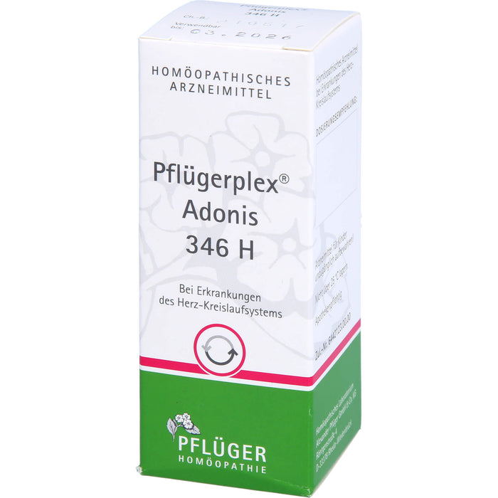 Pflügerplex Adonis 346 H Tabletten bei Erkrankungen des Herz-Kreislauf-Systems, 100 pc Tablettes