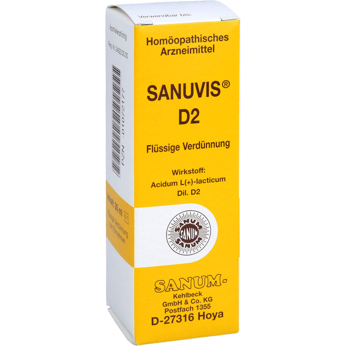 Sanuvis D 2 Dil., 30 ml Solution