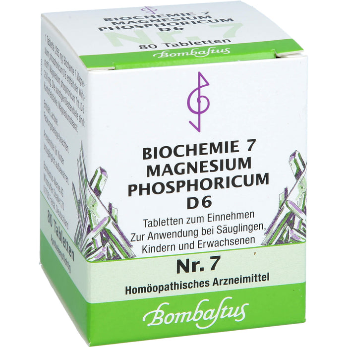 Biochemie 7 Magnesium phosphoricum Bombastus D6 Tbl., 80 pcs. Tablets