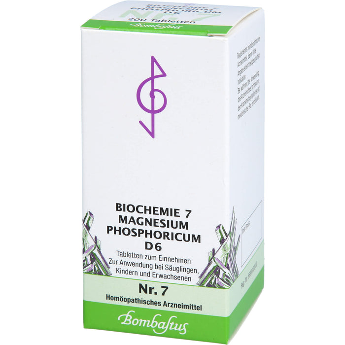 Biochemie 7 Magnesium phosphoricum Bombastus D6 Tbl., 200 St. Tabletten