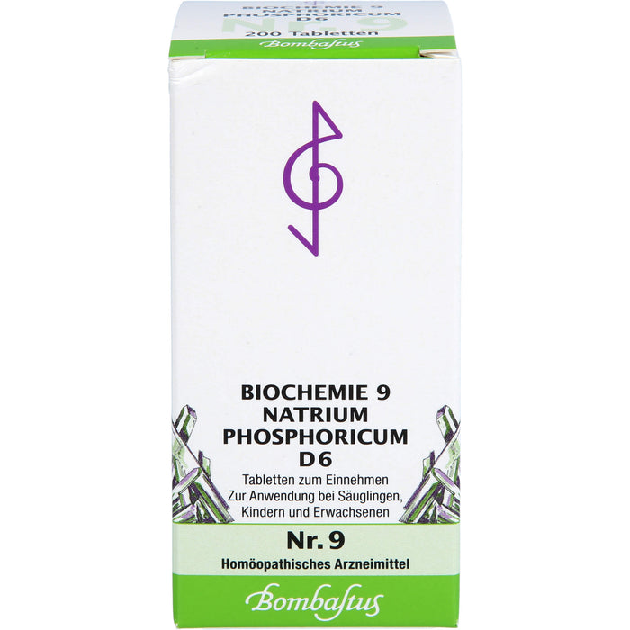 Biochemie 9 Natrium phosphoricum Bombastus D6 Tbl., 200 St TAB