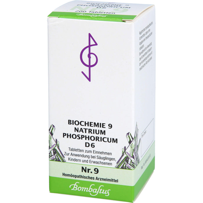 Biochemie 9 Natrium phosphoricum Bombastus D6 Tbl., 200 St TAB