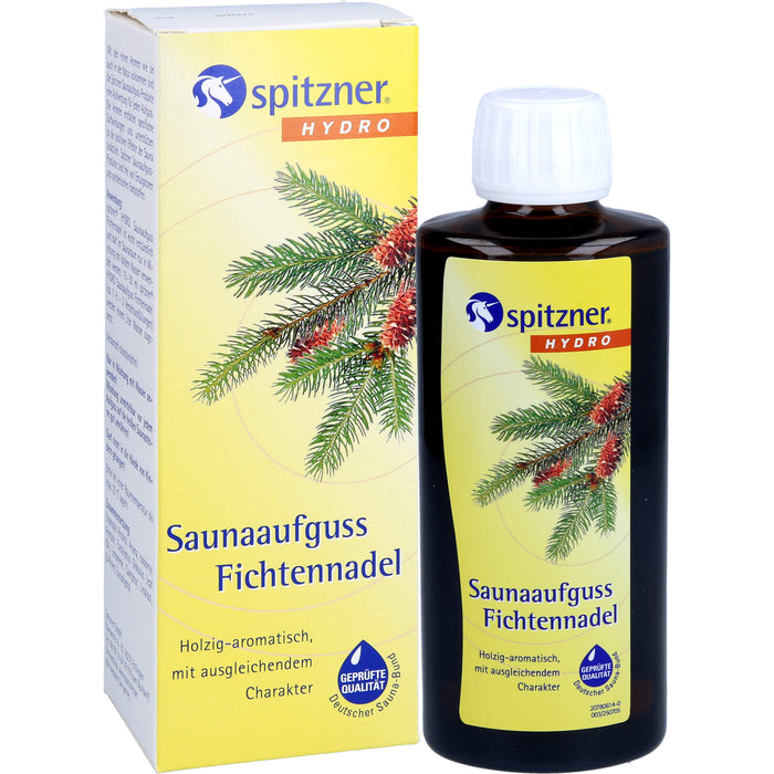 Spitzner Saunaaufguss Fichtennadel Hydro, 190 ml Concentrate