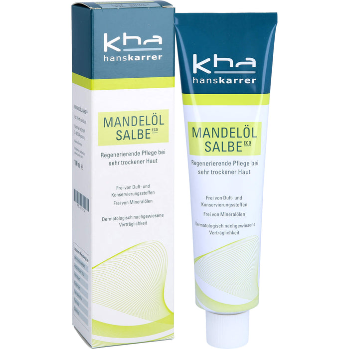 Hans Karrer Mandelölsalbe Eco für sehr trockene Haut, 100 ml Salbe