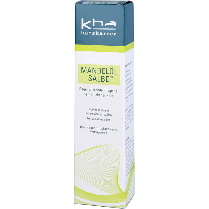 Hans Karrer Mandelölsalbe Eco für sehr trockene Haut, 100 ml Ointment