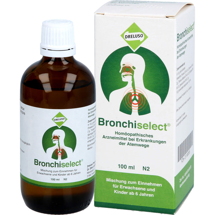 Bronchiselect Tropfen bei Erkrankungen der Atemwege, 100 ml Solution