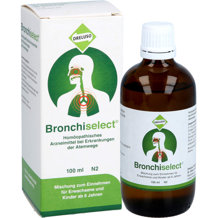 Bronchiselect Tropfen bei Erkrankungen der Atemwege, 100 ml Solution