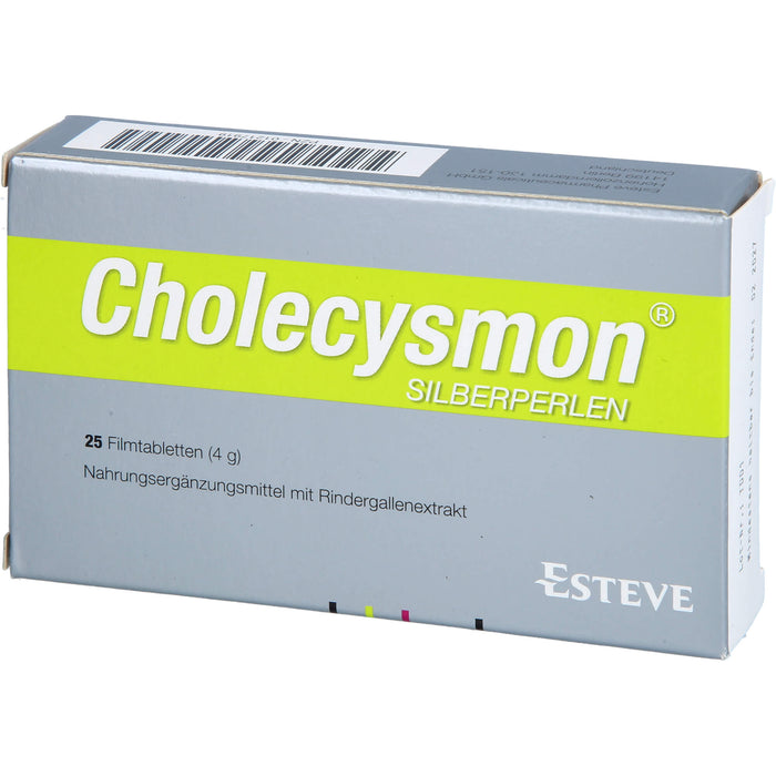 RIEMSER Cholecysmon Silberperlen Filmtabletten, 25 pcs. Tablets