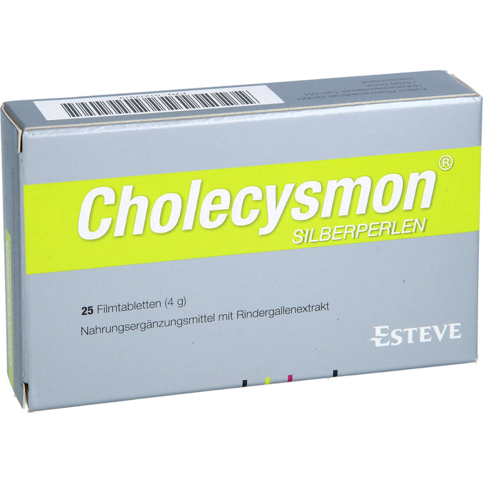 RIEMSER Cholecysmon Silberperlen Filmtabletten, 25 pc Tablettes