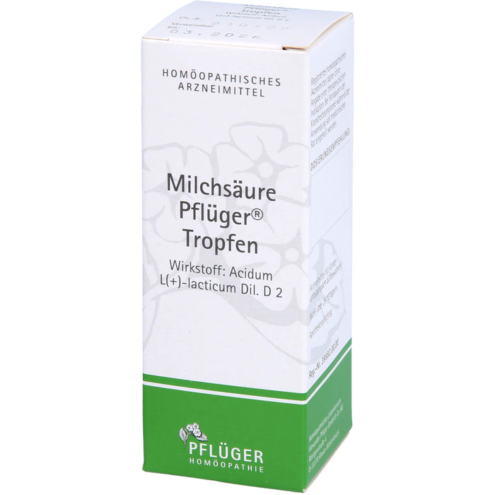 Pflüger Milchsäure Tropfen, 50 ml Solution