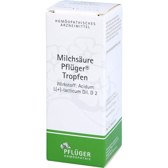 Milchsäure Pflüger  Tropfen, 100 ml Solution