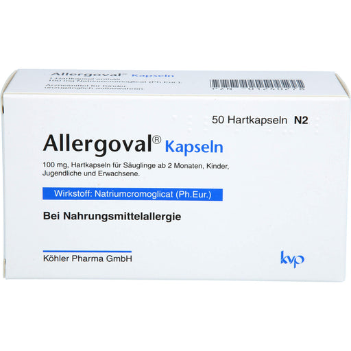 Allergoval Kapseln bei Nahrungsmittelallergie, 50 St. Kapseln