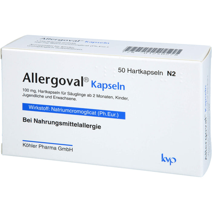 Allergoval Kapseln bei Nahrungsmittelallergie, 50 pcs. Capsules