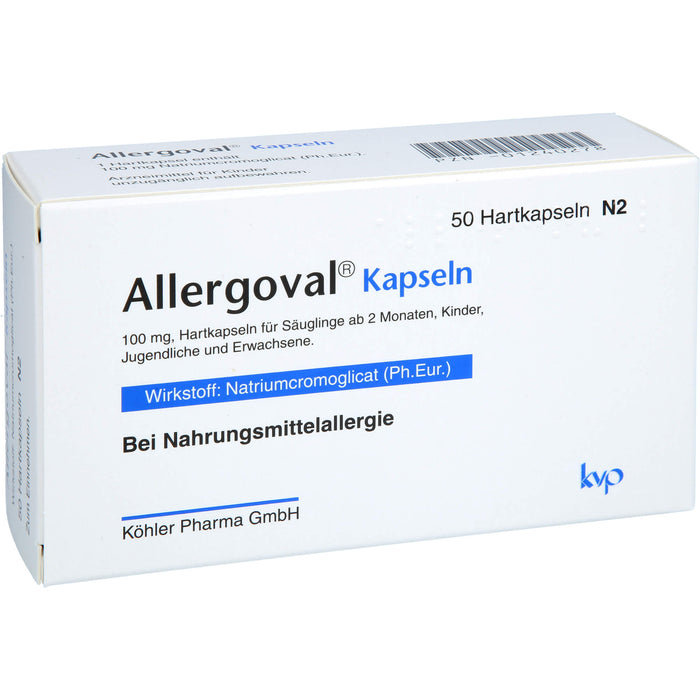 Allergoval Kapseln bei Nahrungsmittelallergie, 50 pcs. Capsules