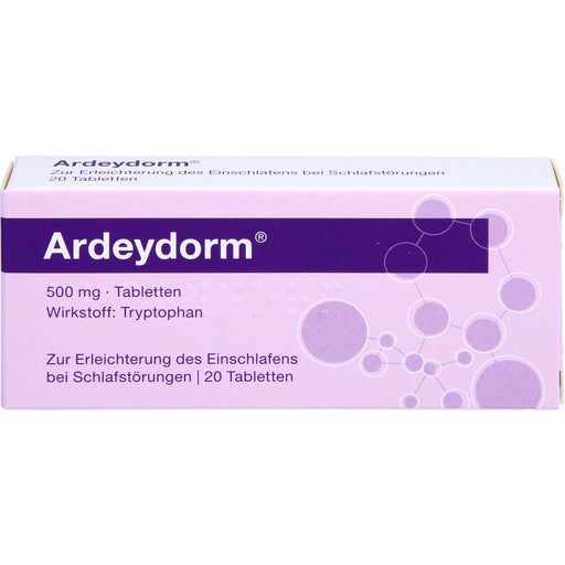Ardeydorm Tabletten zur Erleichterung des Einschlafens bei Schlafstörungen, 20 St. Tabletten