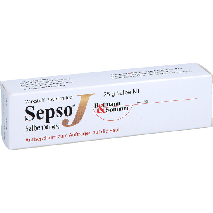 Sepso J Salbe Antiseptikum, 25 g Ointment