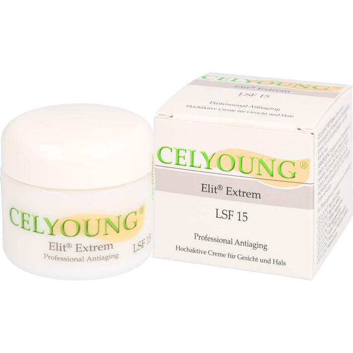 CELYOUNG Elit Extrem LSF 15 professional Antiaging Creme für Gesicht und Hals, 50 ml Crème