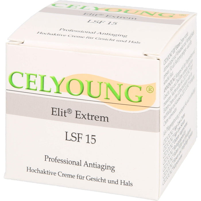 CELYOUNG Elit Extrem LSF 15 professional Antiaging Creme für Gesicht und Hals, 50 ml Crème