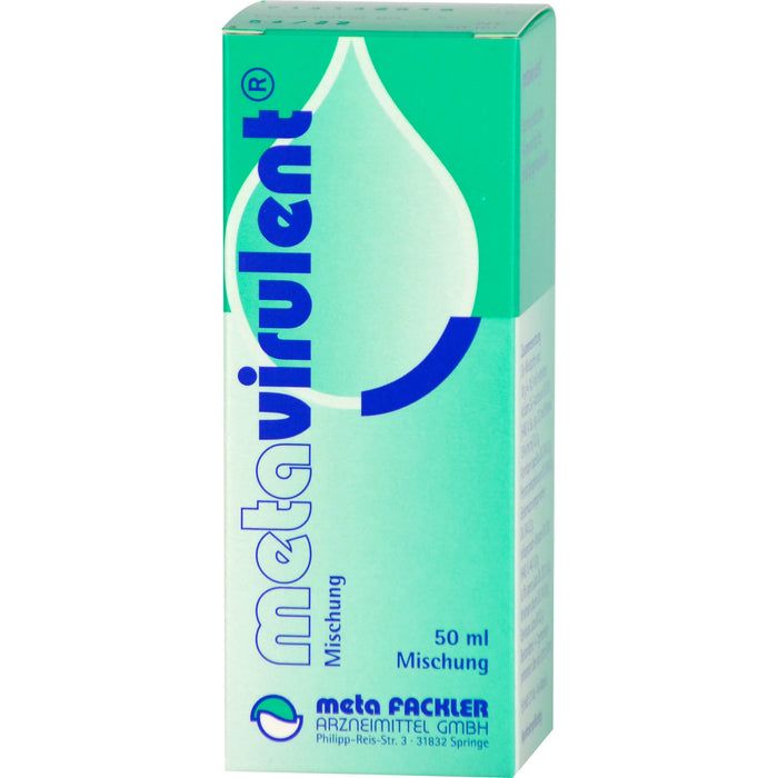 metavirulent Tropfen bei Erkältungskrankheiten, 50 ml Solution
