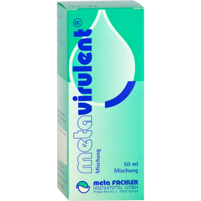metavirulent Tropfen bei Erkältungskrankheiten, 50 ml Solution