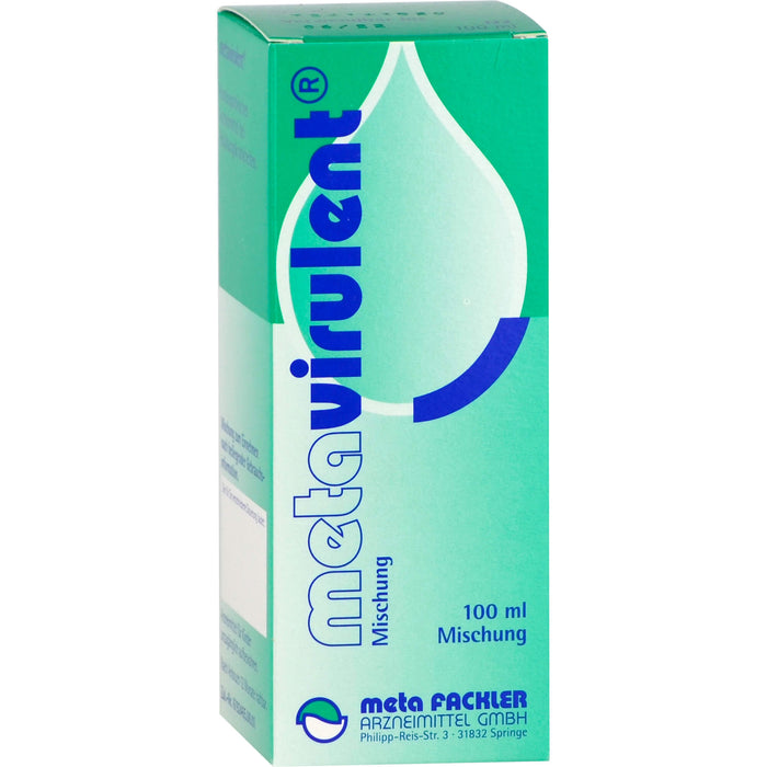 metavirulent Tropfen bei Erkältungskrankheiten, 100 ml Solution