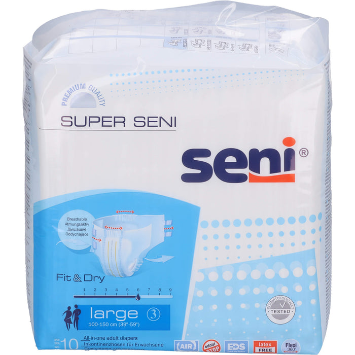 Seni Super Large Windeln für Erwachsene, 10 St 