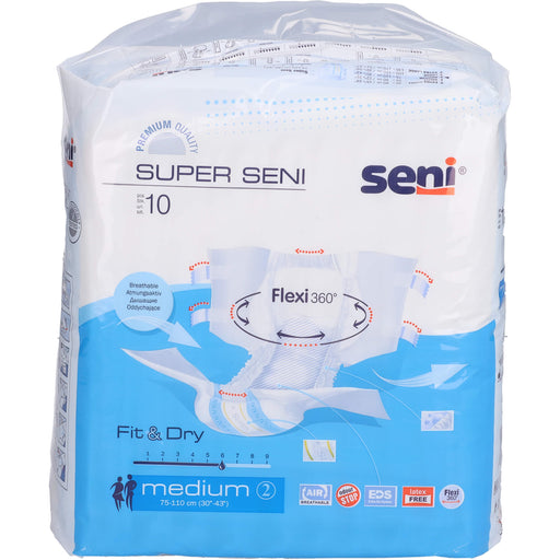 Seni Super Medium Windeln für Erwachsene, 10 St