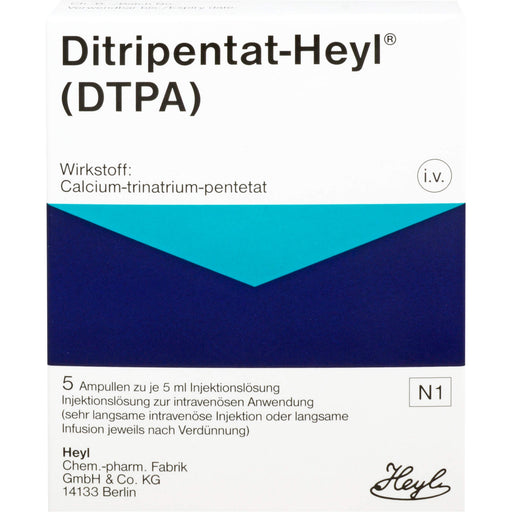 Ditripentat-Heyl  (DTPA), 5 ml Lösung