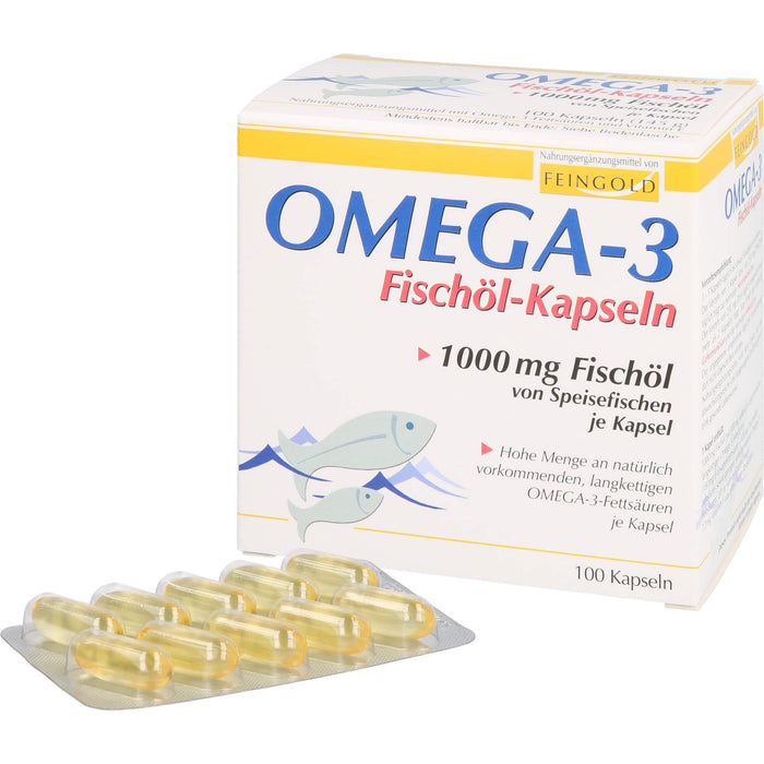 Omega 3 Fischöl Kapseln, 100 pc Capsules
