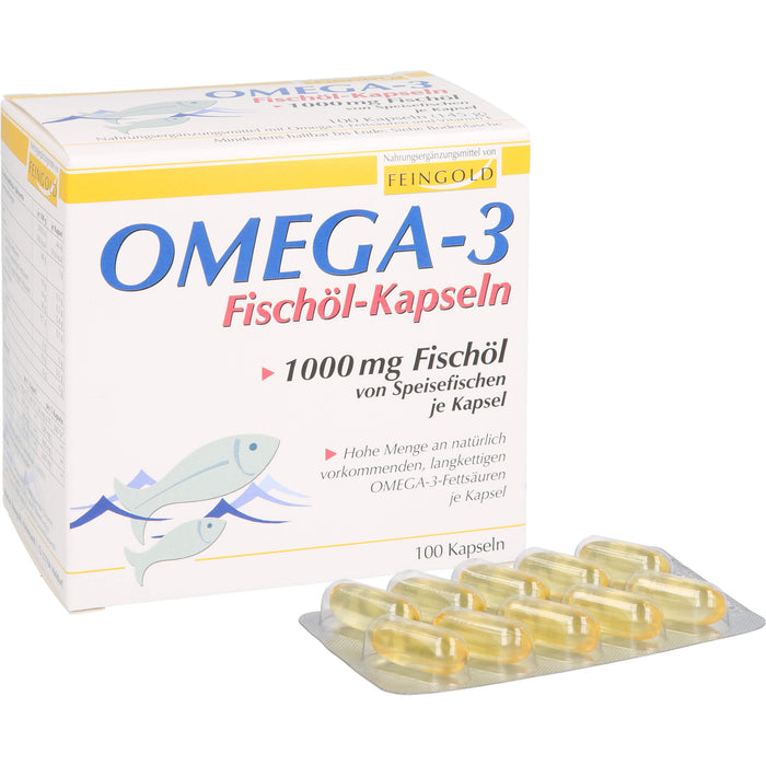 Omega 3 Fischöl Kapseln, 100 pc Capsules