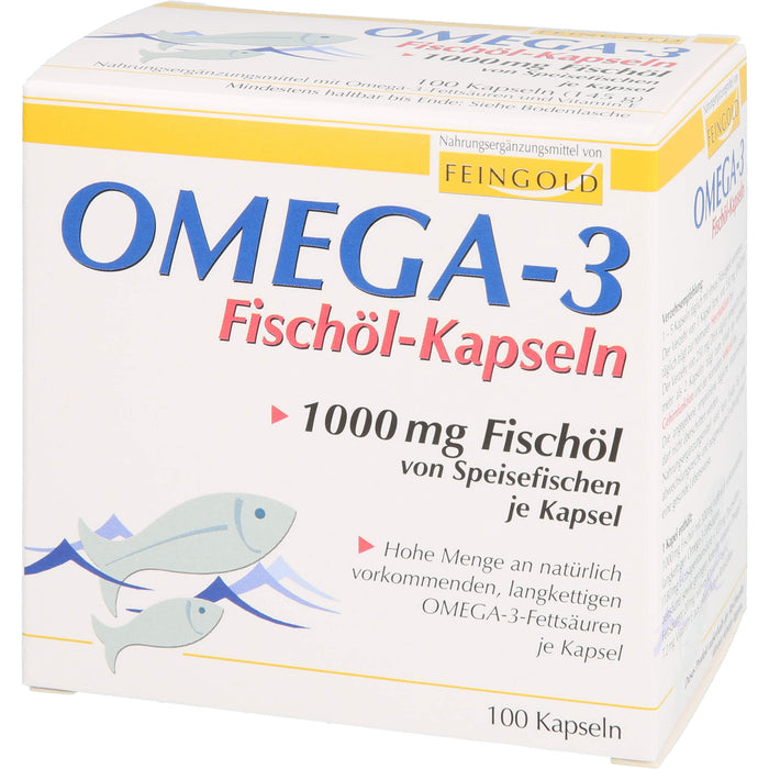 Omega 3 Fischöl Kapseln, 100 pc Capsules