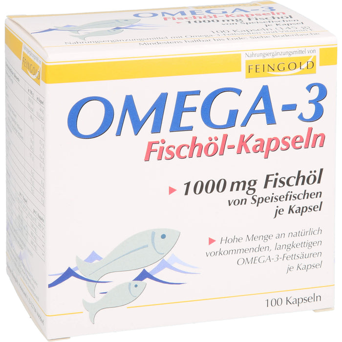 Omega 3 Fischöl Kapseln, 100 pc Capsules