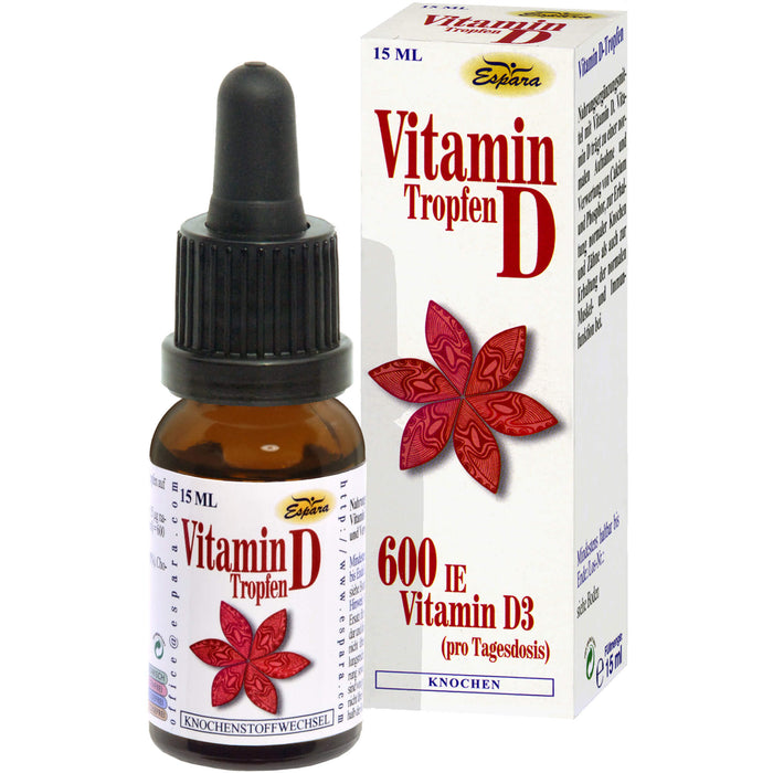 Espara Vitamin D 600 IE Tropfen, 15 ml Lösung