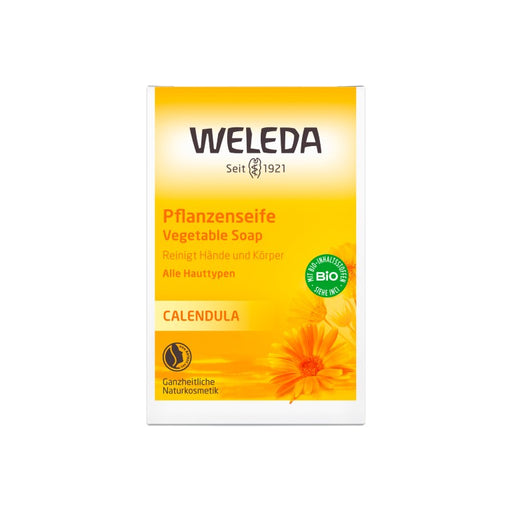 WELEDA CALENDULA PFLANZENSEIFE, 1 St. Seifenstück