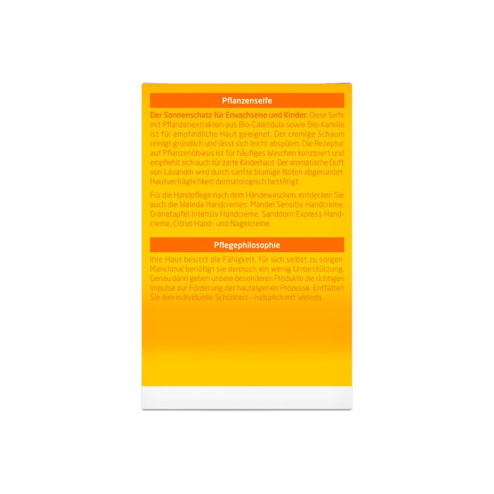 WELEDA CALENDULA PFLANZENSEIFE, 1 pcs. bar of soap