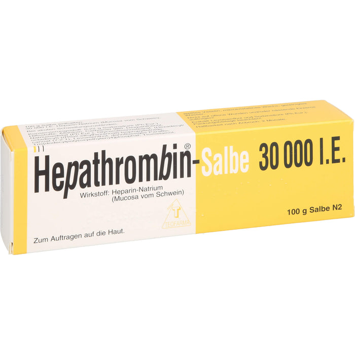 Teofarma Hepathrombin-Salbe 30000 I.E., 100 g Salbe