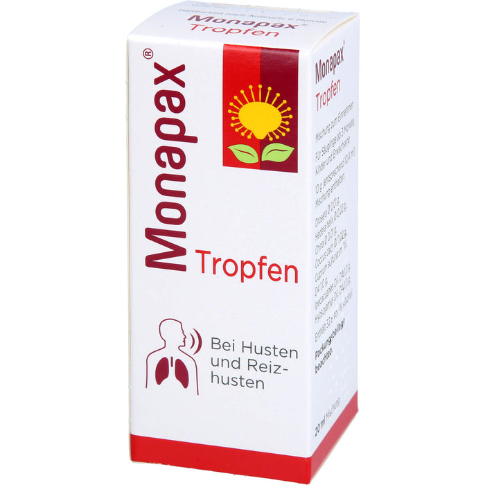 Monapax Tropfen bei Husten und Reizhusten, 20 ml Solution