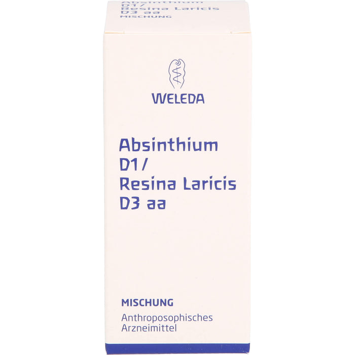 Absinthium D1 Resina laricis D3 WELEDA aa Dilution, 50 ml Mischung