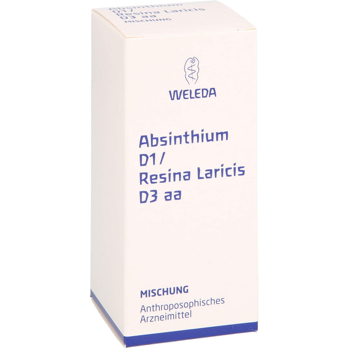 Absinthium D1 Resina laricis D3 WELEDA aa Dilution, 50 ml Mischung