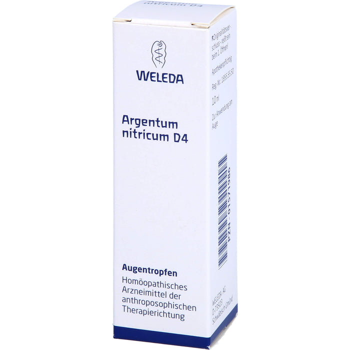 WELEDA Argentum nitricum D4 Augentropfen, 10 ml Lösung