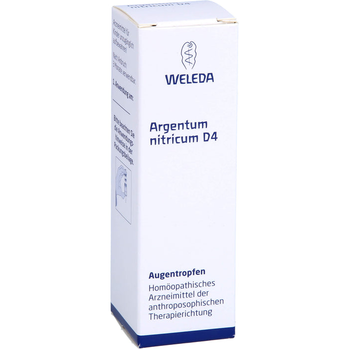 WELEDA Argentum nitricum D4 Augentropfen, 10 ml Lösung