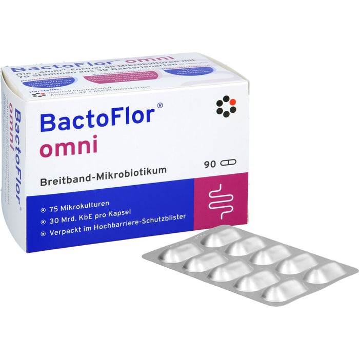 BactoFlor omni Hartkapseln Breitband-Mikrobiotikum, 90 St. Kapseln