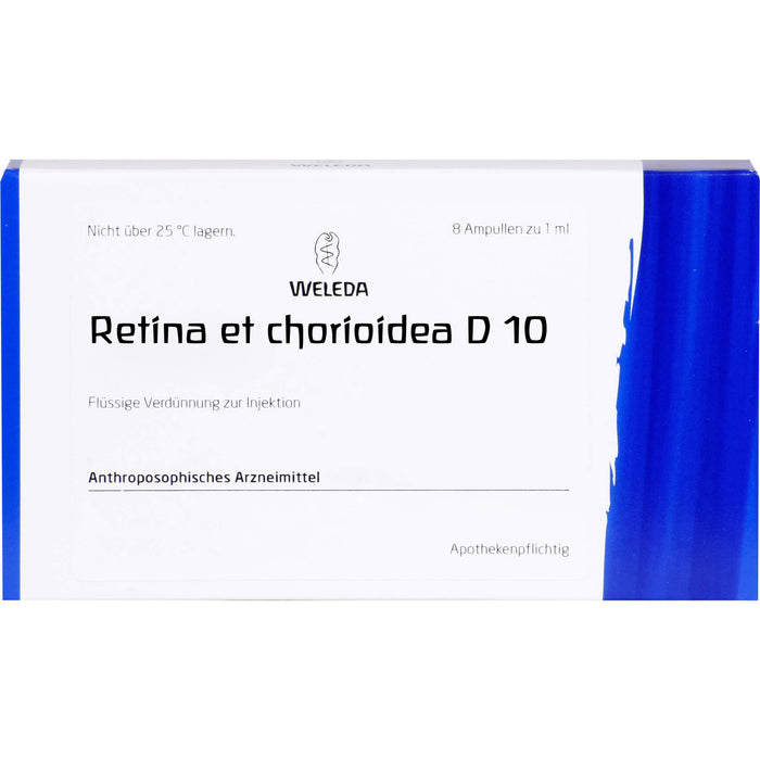 Retina et chorioidea D10 Weleda Amp., 8X1 ml AMP