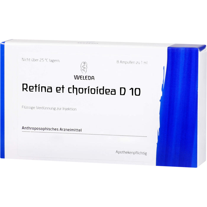 Retina et chorioidea D10 Weleda Amp., 8X1 ml AMP