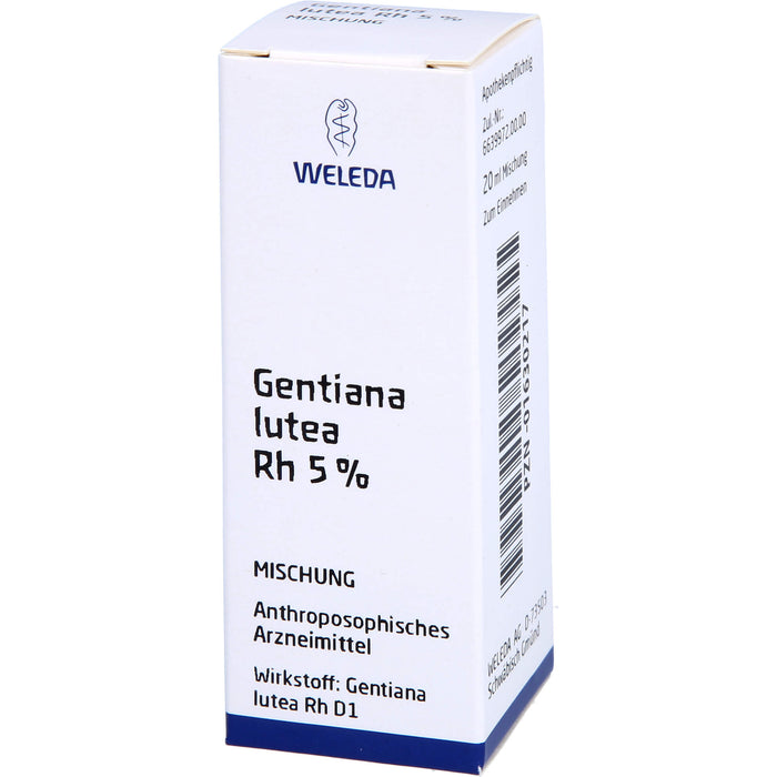 WELEDA Gentiana lutea RH Presssaft 5%, 20 ml Solution