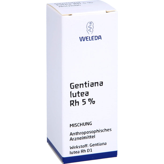 WELEDA Gentiana lutea RH Presssaft 5%, 20 ml Solution