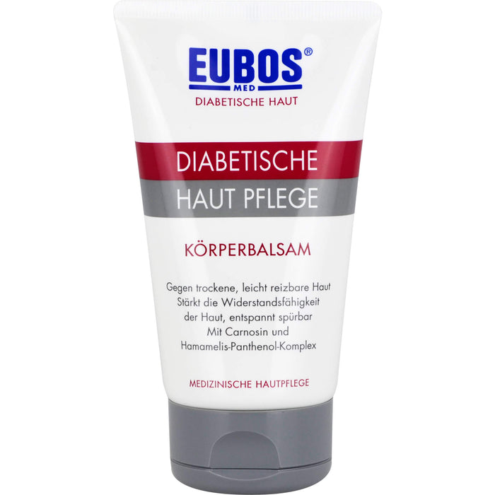 EUBOS diabetische Hautpflege Körperbalsam für trockene Haut, 150 ml Lotion
