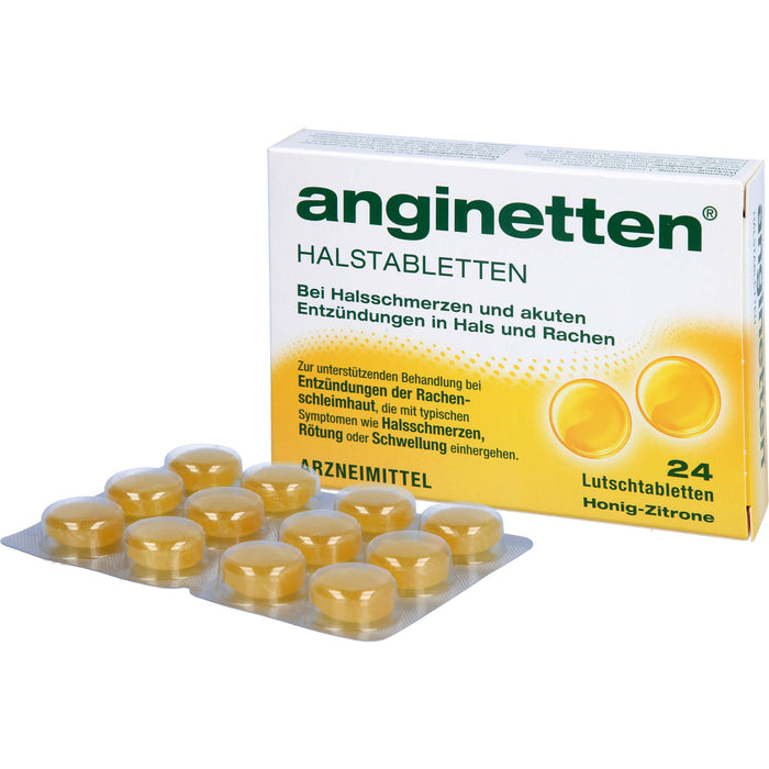 anginetten Halstabletten, 24 pc Tablettes
