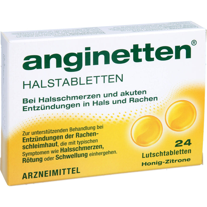 anginetten Halstabletten, 24 pc Tablettes